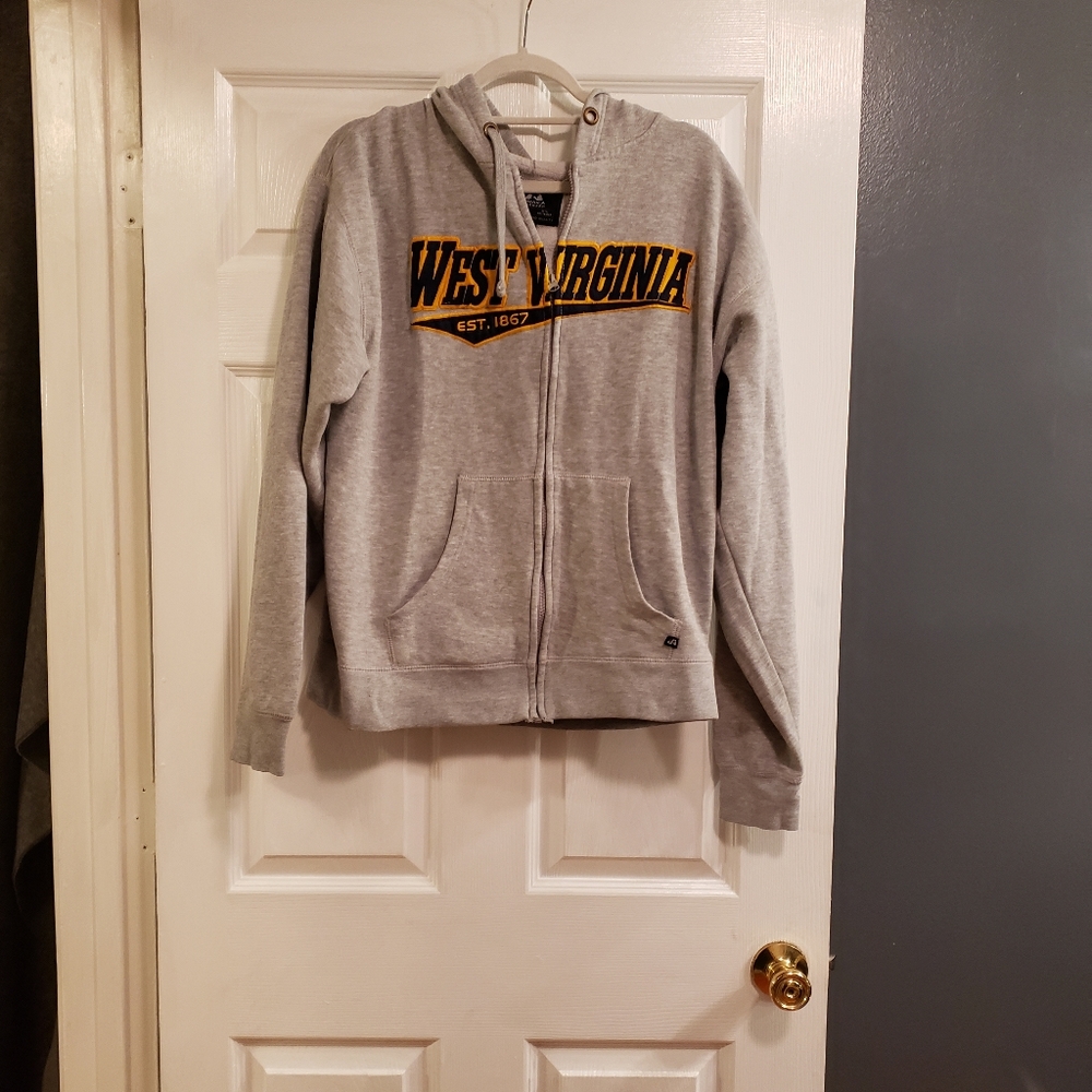 West Virginia zip up sweat shirt